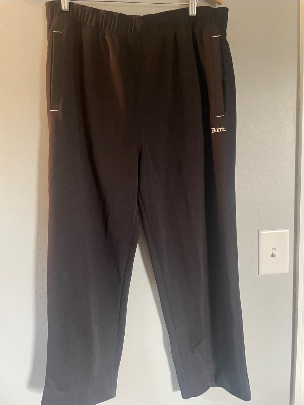 Etonic Men’s Black Athletic Pants XL short length
